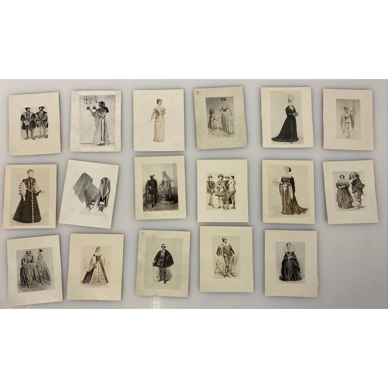 Lot of 30+ Vintage Historical Fashion Cards