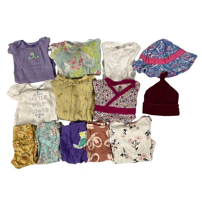 May Flowers Baby Clothing Bundle Youth Size 9-12 Months