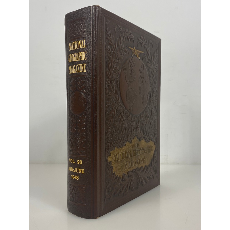 National Geographic Magazine Index Vol 93 Jan-June 1948 HC