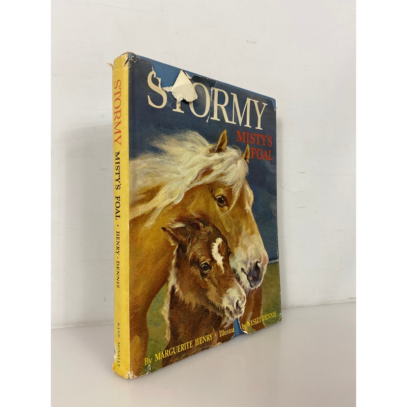 Stormy Misty’s Foal by Marguerite Henry 1964 Third Printing HC DJ