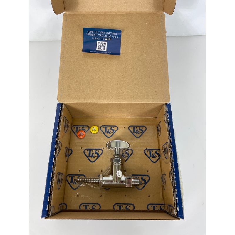 T&S Lab Straight Stop 3/8 BL-4500-01 Pack of 2