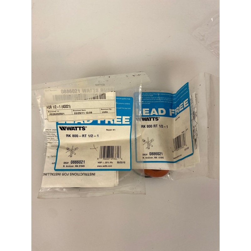 Watts Vac Breaker Repair Kit RK800RT 1/2