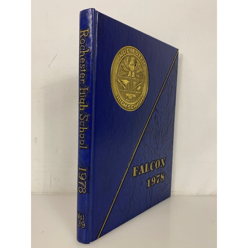 1978 Rochester High School Yearbook Falcon Rochester Michigan HC