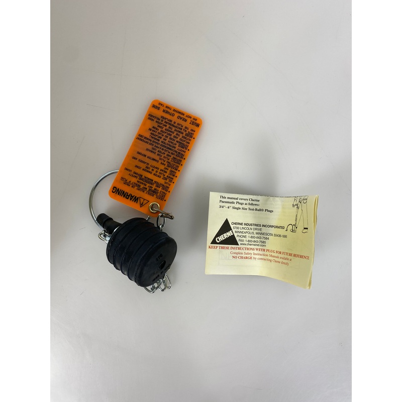 Cherne Test-Ball Plug Air Drain 2 Pack of 9