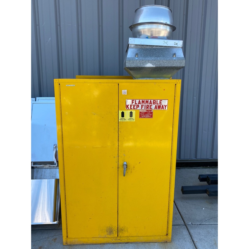 Eagle #1947 Yellow Flammable Material Storage Cabinet