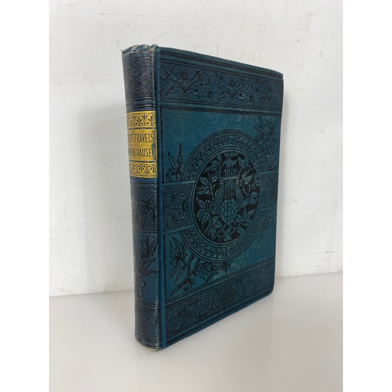 Gulliver’s Travels and Baron Munchausen 1880 Antique HC