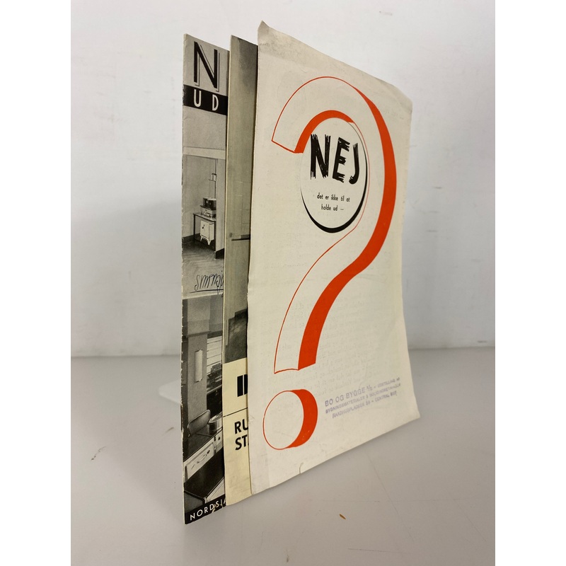 Lot of Vintage Danish Modern Kitchen Booklets c1930s with Price Lists SC