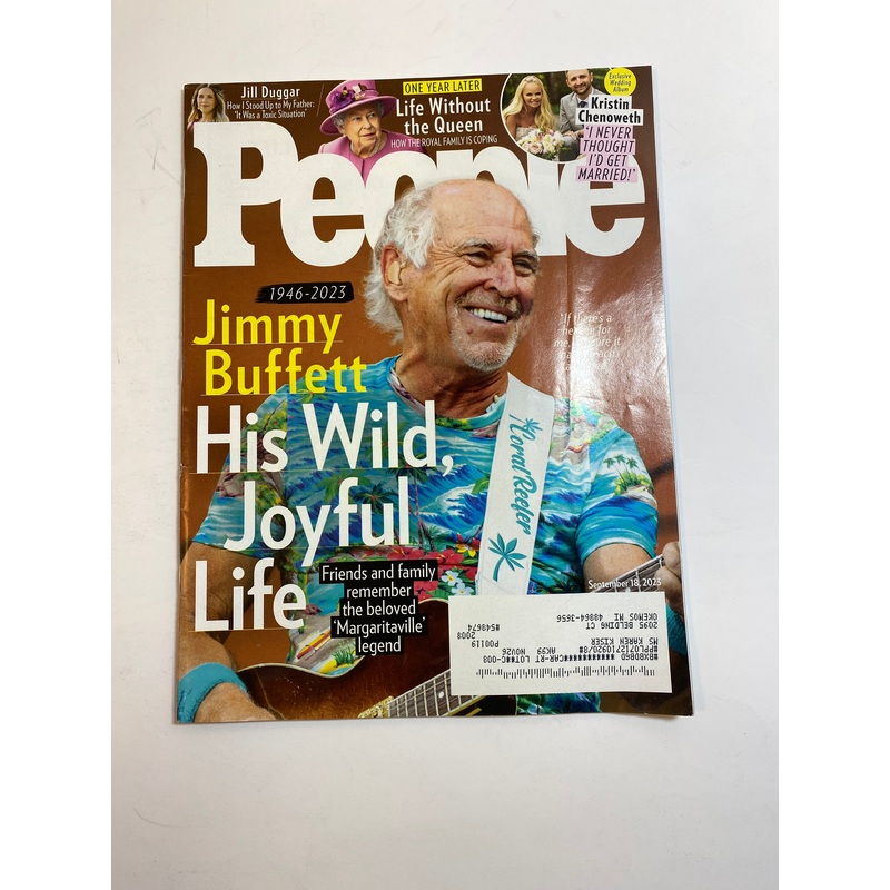 People Magazine Jimmy Buffett 1946-2023