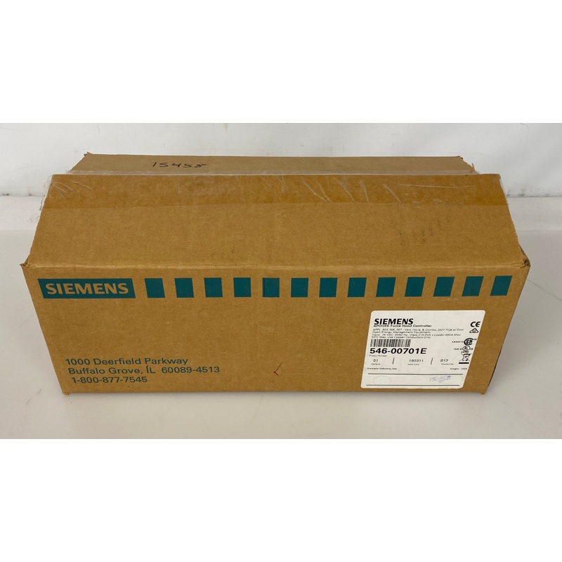 Siemens #546-00701E Fume Hood Controller Kit