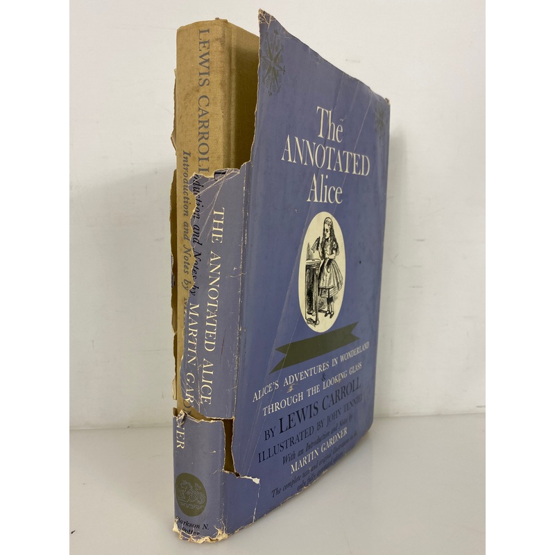 The Annotated Alice w Notes by Martin Gardner 1960 1st Ed HC DJ