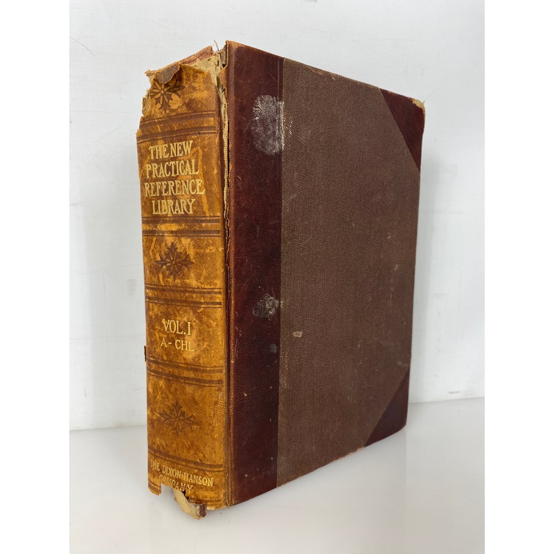 The New Practical Reference Library Volume I 1910 Antique HC