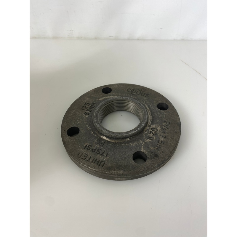 United #125 Cast Iron Flange Screwed 2 1/2 x 7 1/2 Pack of 3