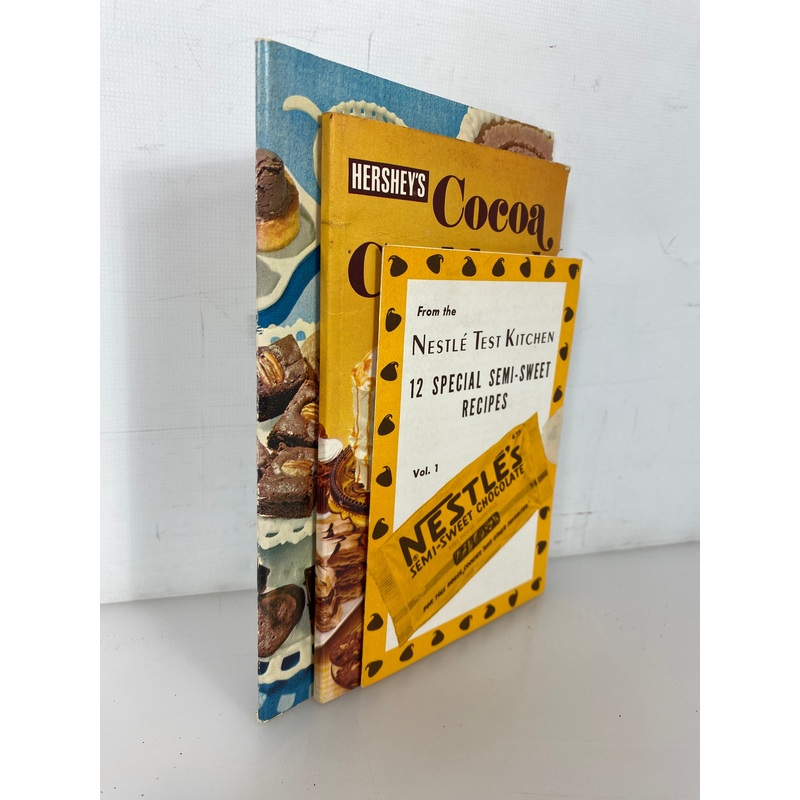Vintage Chocolate Recipe Booklets Nestle’s/Hershey’s SC