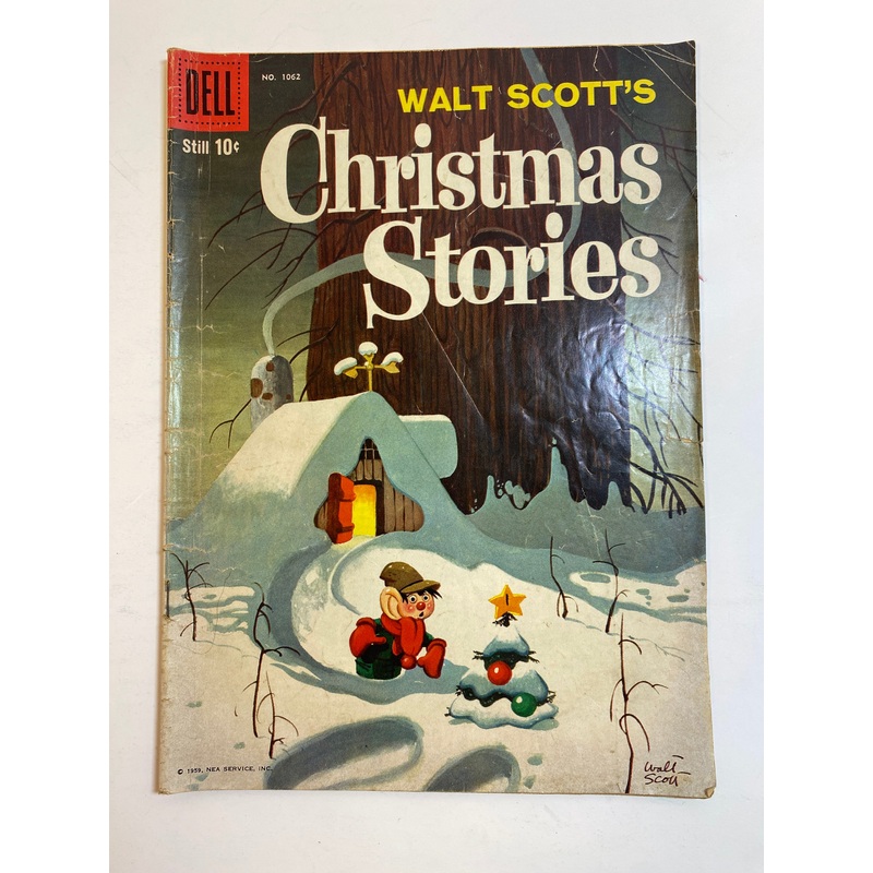Walt Scott’s Christmas Stories Dell Comic 1062 1959