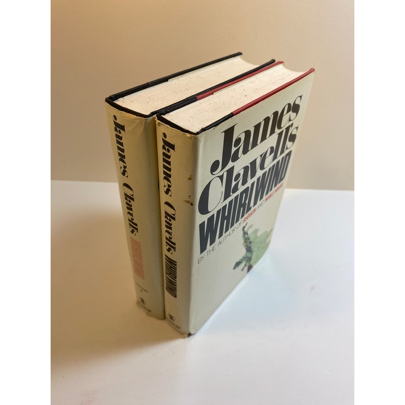 Whirlwind James Clavell HCDJ 2 Vols Book Club Edition 1986