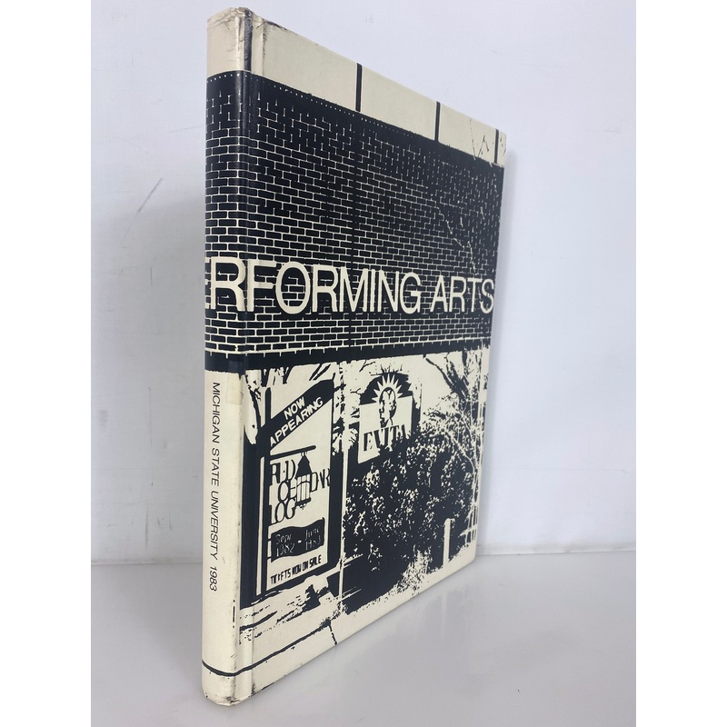 1983 Michigan State University Red Cedar Log Yearbook HC