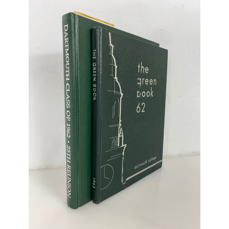 2 Vols: 1962 Dartmouth College Yearbook/25th Class Reunion Yearbook HC