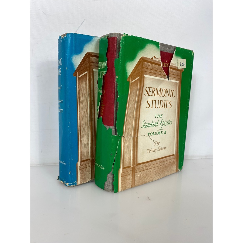 2 Volume Set Sermonic Studies The Standard Epistles 1957-63 HC DJ