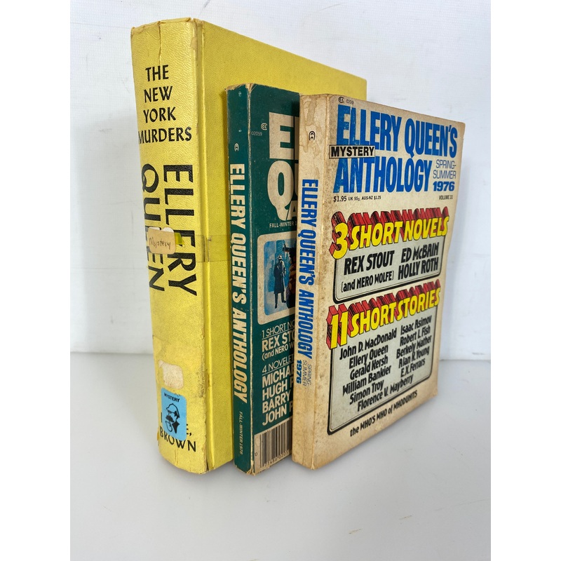 3 Vols: Ellery Queen’s Anthology 31 & 36/The New York Murders Omnibus