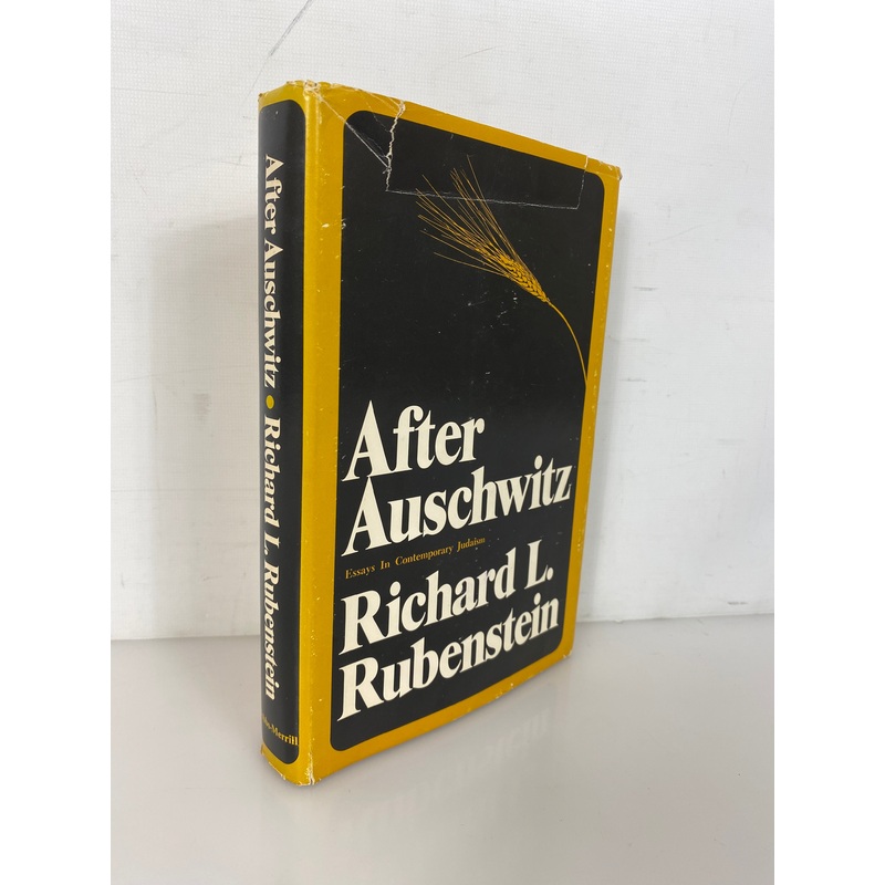 After Auschwitz by Richard Rubenstein 1966 Vintage HC DJ