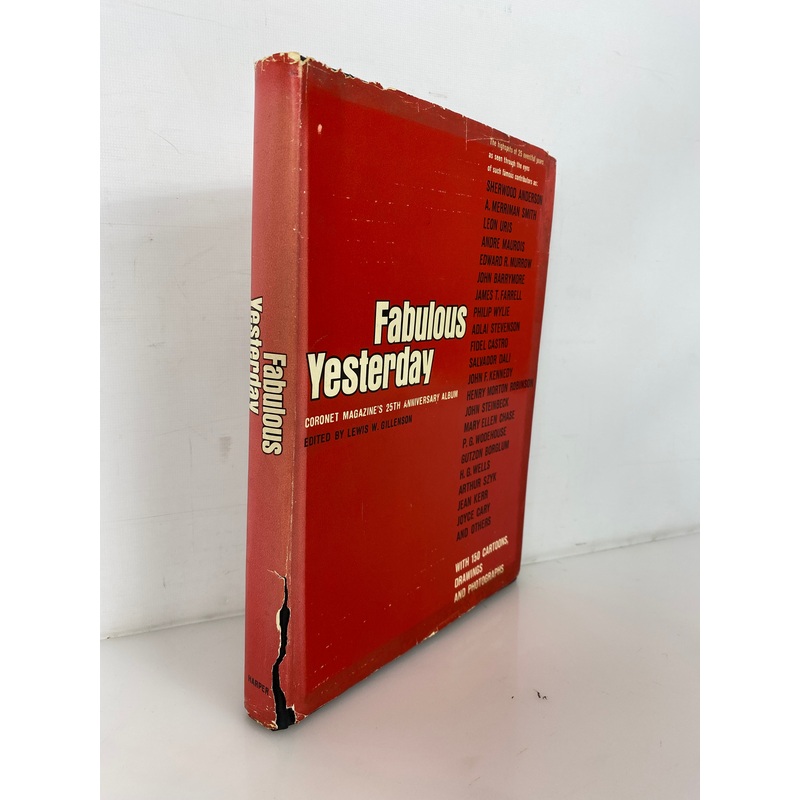 Fabulous Yesterday Coronet Magazine’s 25th Anniversary 1961 1st Edition HCDJ