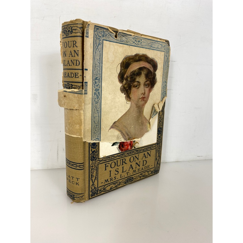 Four on an Island A Book for the Little Folks by Mrs. L.T. Meade Antique HC