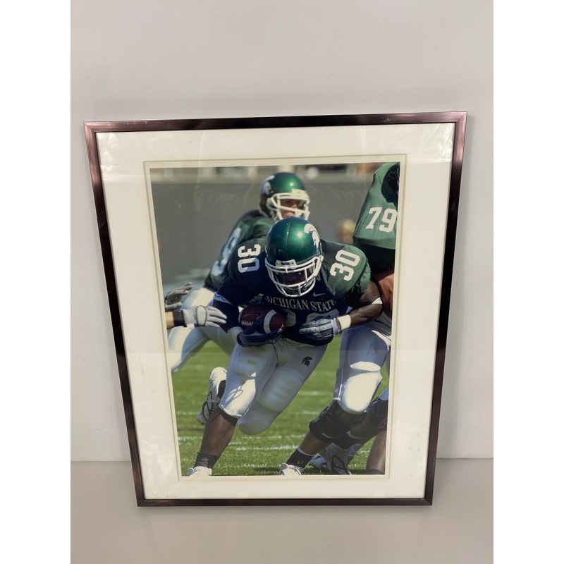 Framed MSU Spartan Football Players #9 & #30 2003