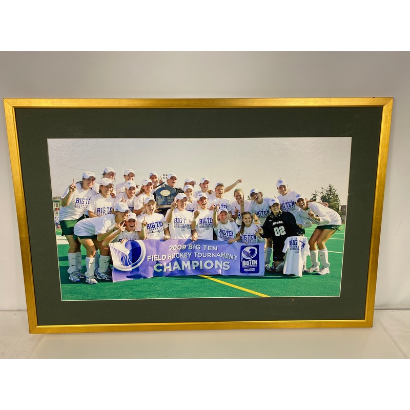 Framed MSU Women’s Field Hockey Team Photo 2009