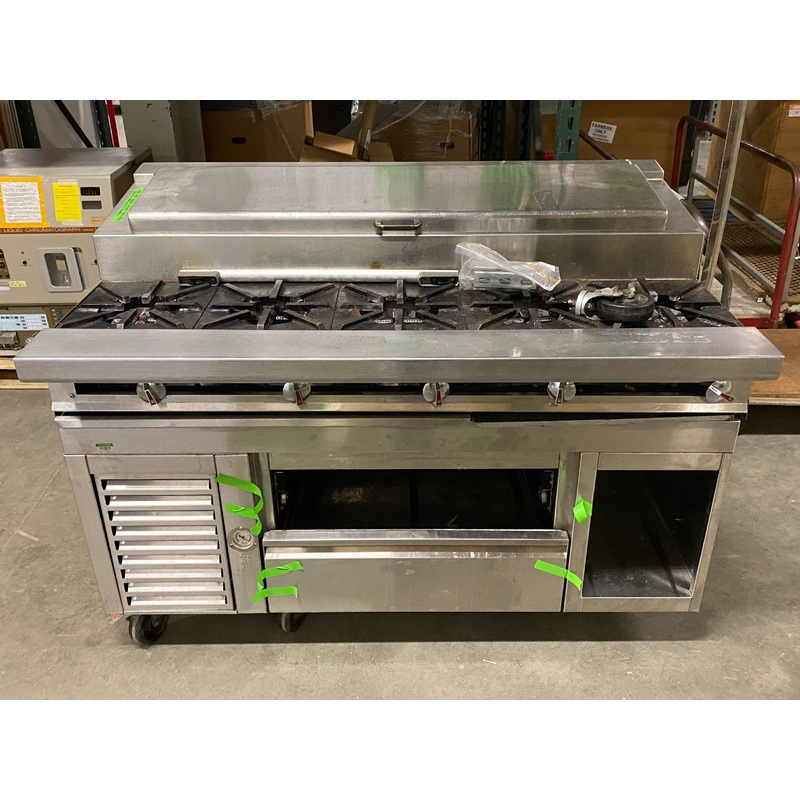 Jade Refrigeration 5 Cast Iron Stove Tops w/ Refrigerated Drawers and Container #2 *Does Not Work*