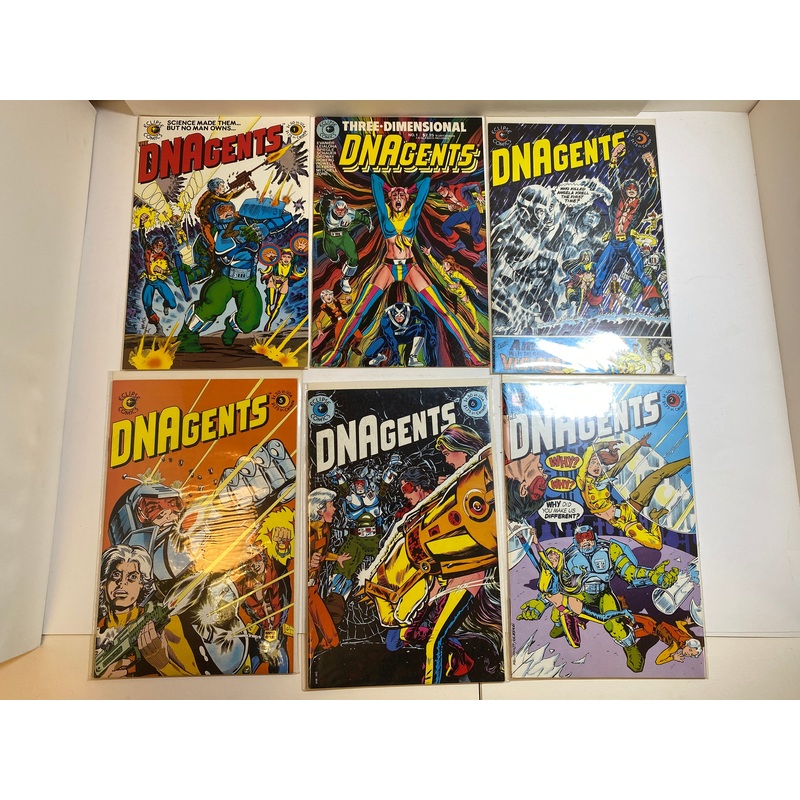 Lot of 16 DNAgents Eclipse Comics 1983-1986