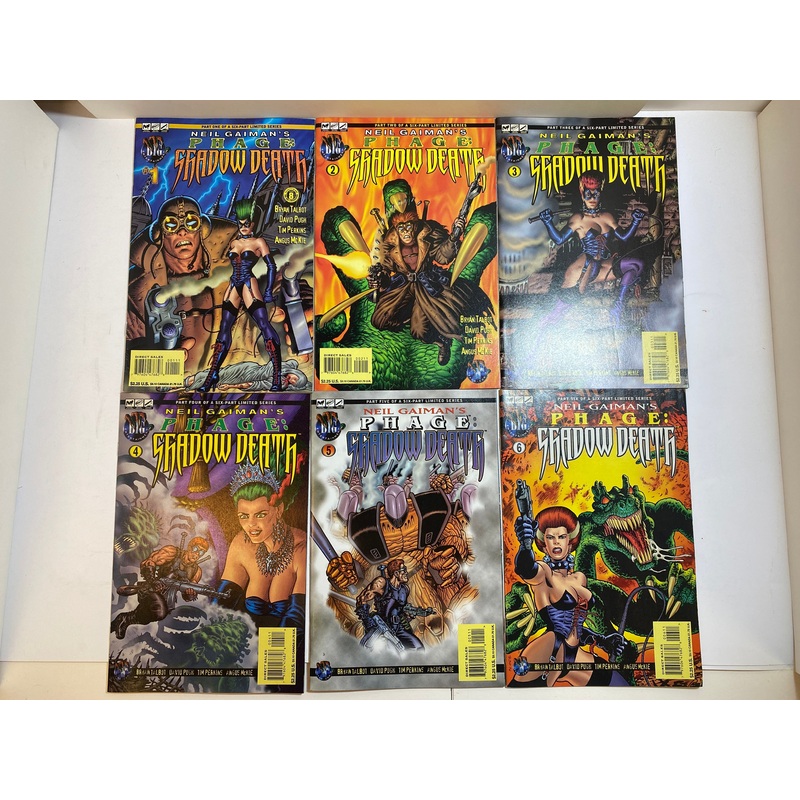 Lot of 6 Phage: Shadow Death Big Comics Gaiman series 1996