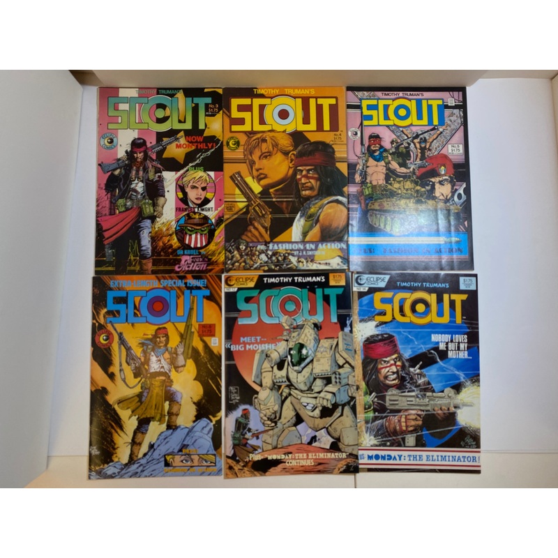 Lot of 6 Scout Eclipse Comics 1985-1986