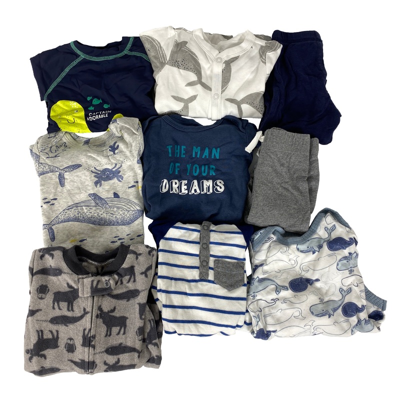 Nautical Grandson Baby Clothing Bundle Youth Size 6-9 Months
