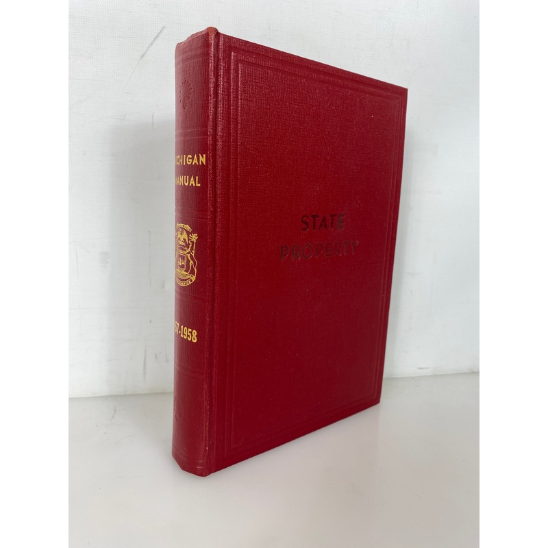 Official Directory and Legislative Manual State of Michigan 1957-58 HC