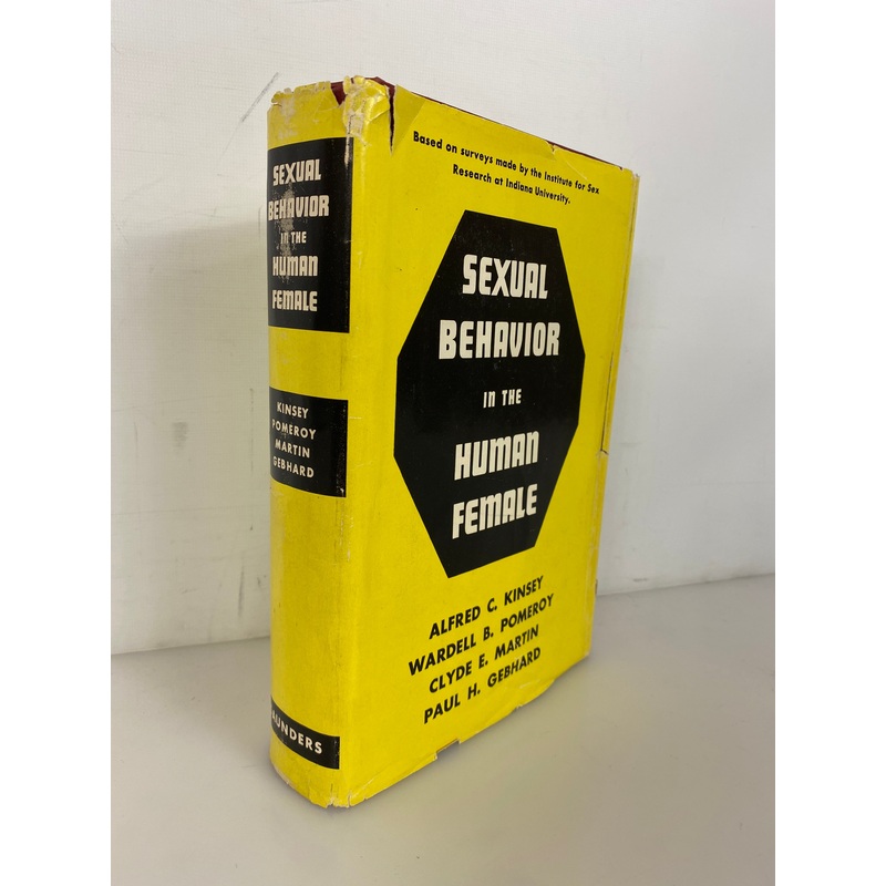 Sexual Behavior in the Human Female by Kinsey 1953 1st Edition HC DJ