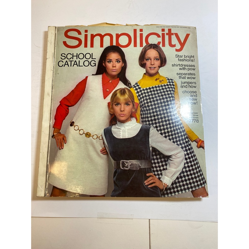 Simplicity 1968 School Counter Catalog Book