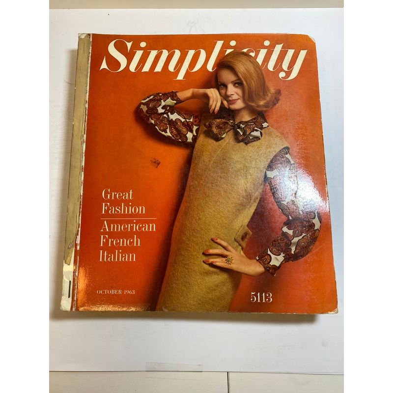 Simplicity October 1963 Counter Catalog Book