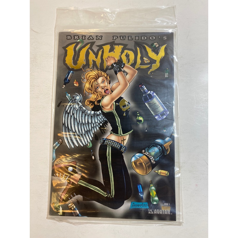 Unholy Gold Variant Avatar Comics No. 1 Variant out of 500 sealed 2003