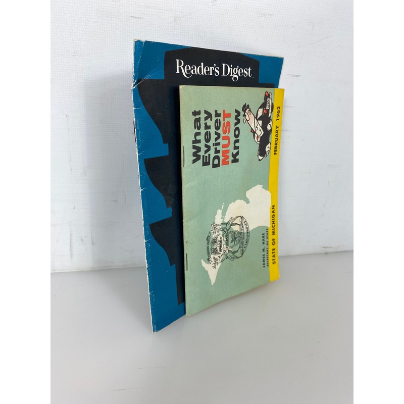 2 1960s Driving Manuals: What Every Driver Must Know MI/The Road to Safety SC