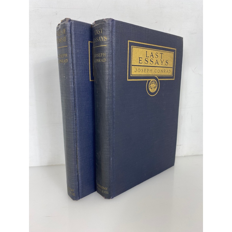 2 Joseph Conrad First Editions: Last Essays/Tales of Hearsay 1925-26 HC