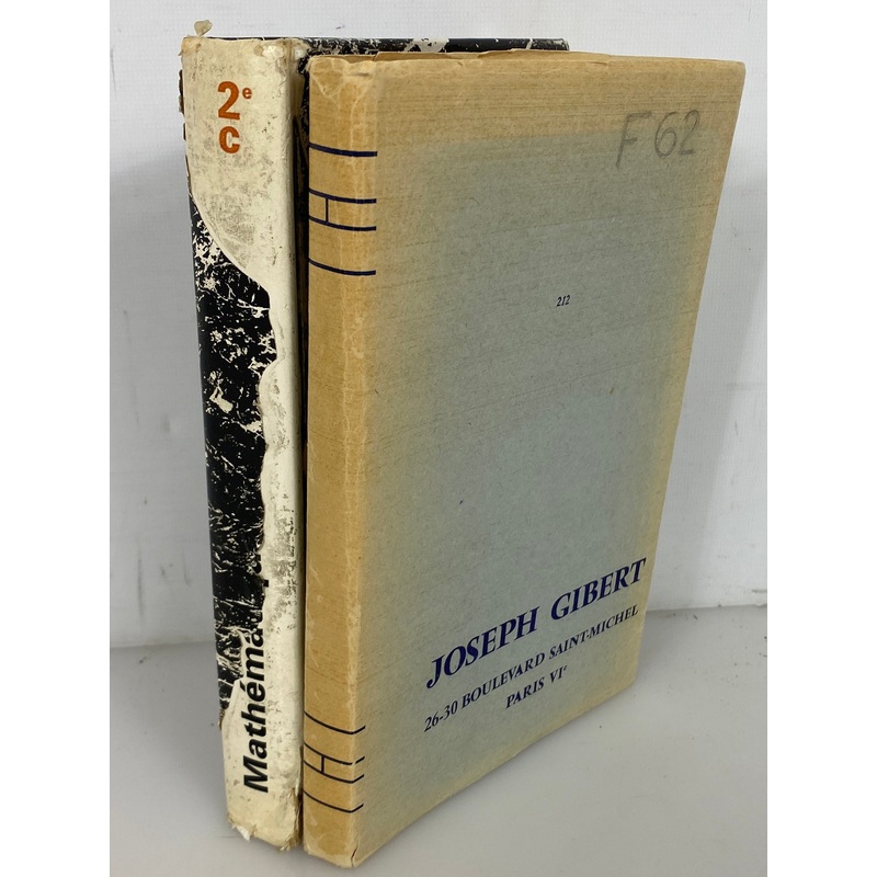 2 Vintage French Math Textbooks by C. Breard/A. Combes 1966-68