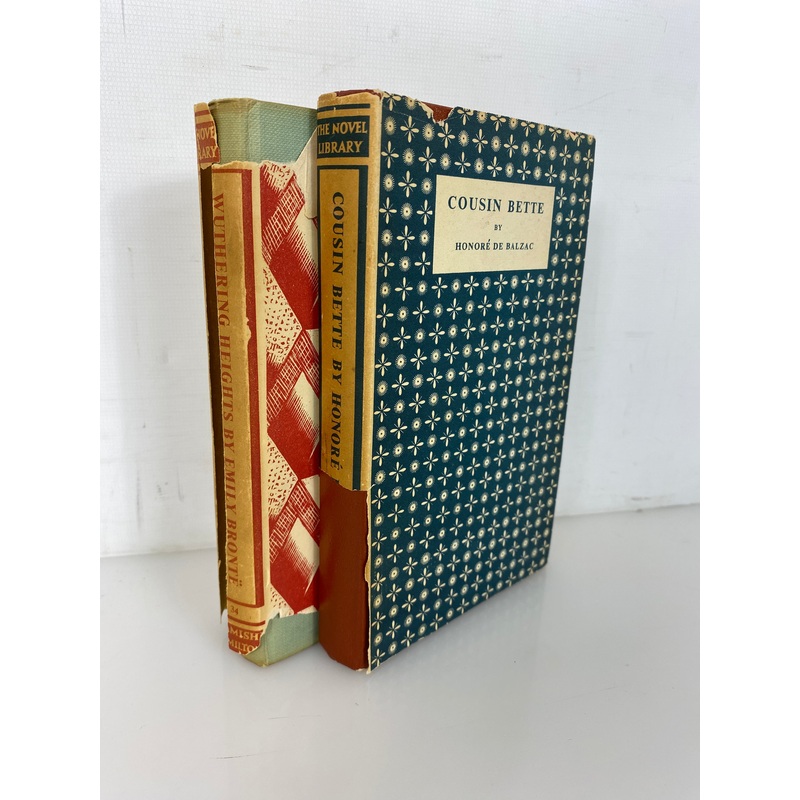 2 Vols: Wuthering Heights (Bronte)/Cousin Bette (Balzac) The Novel Library HCDJ