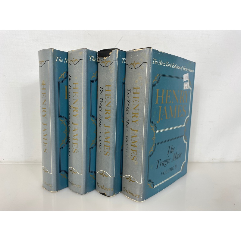 4 Henry James: The Tragic Muse I & II/The Princess Casamassima I & II HC DJ