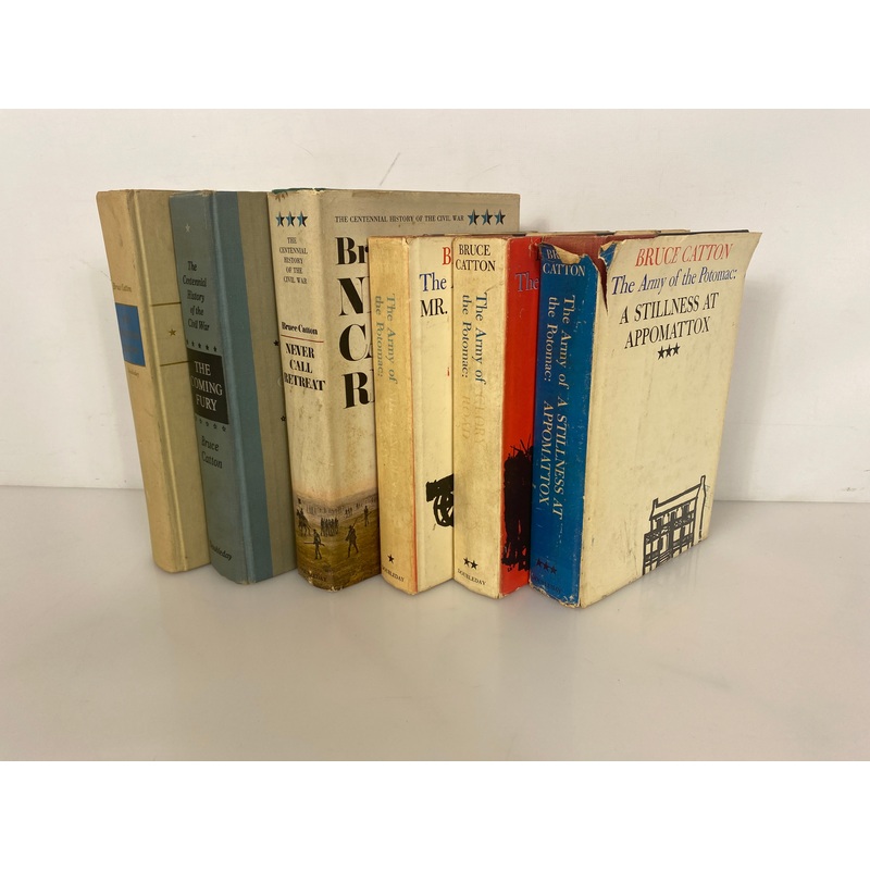 6 Bruce Catton: Army of the Potomac Trilogy History of the Civil War 1952-65 HC