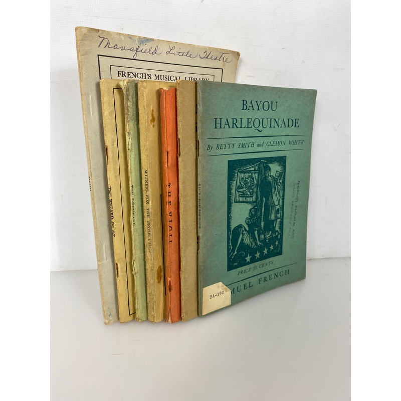 7 Vtg Plays incl: Wizard of Oz/Heidi/The Drunkard/Witness for the Prosecution SC