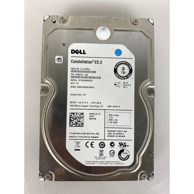 Dell Constellation ES.2 SAS 3TB 3.5 HDD
