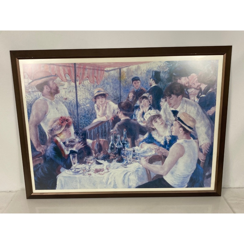 Family Outing Painting in Nielsen Black Frame