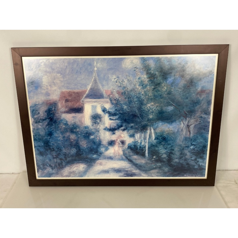 Garden Estate Painting in Nielsen Black Frame