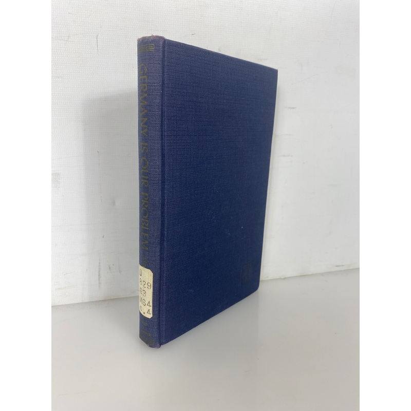Germany Is Our Problem by Morgenthau 1945 First Edition Ex-Library HC