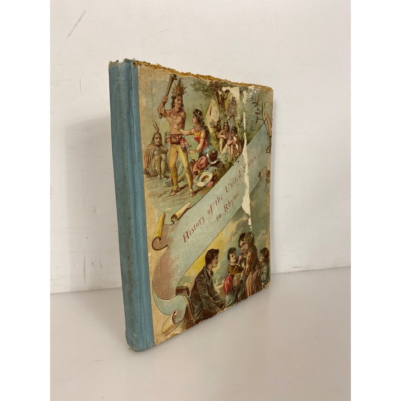 History of the United States in Rhyme by Robert Adams 1884 Antique HC